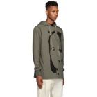 Rick Owens Drkshdw Grey Pullover Hoodie