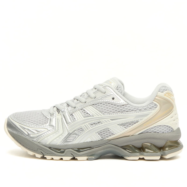 Photo: Asics Women's Gel-Kayano 14 Sneakers in Concrete/Pure Silver