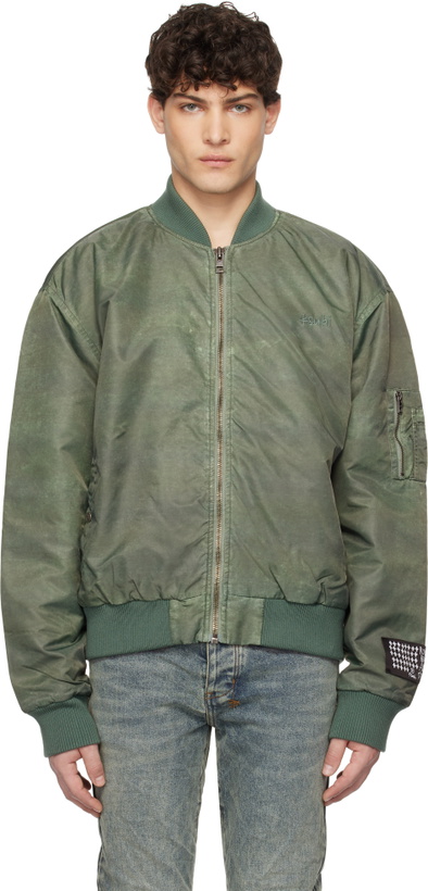 Photo: Ksubi Khaki Royalty Bomber Jacket