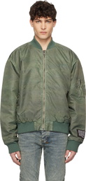 Ksubi Khaki Royalty Bomber Jacket