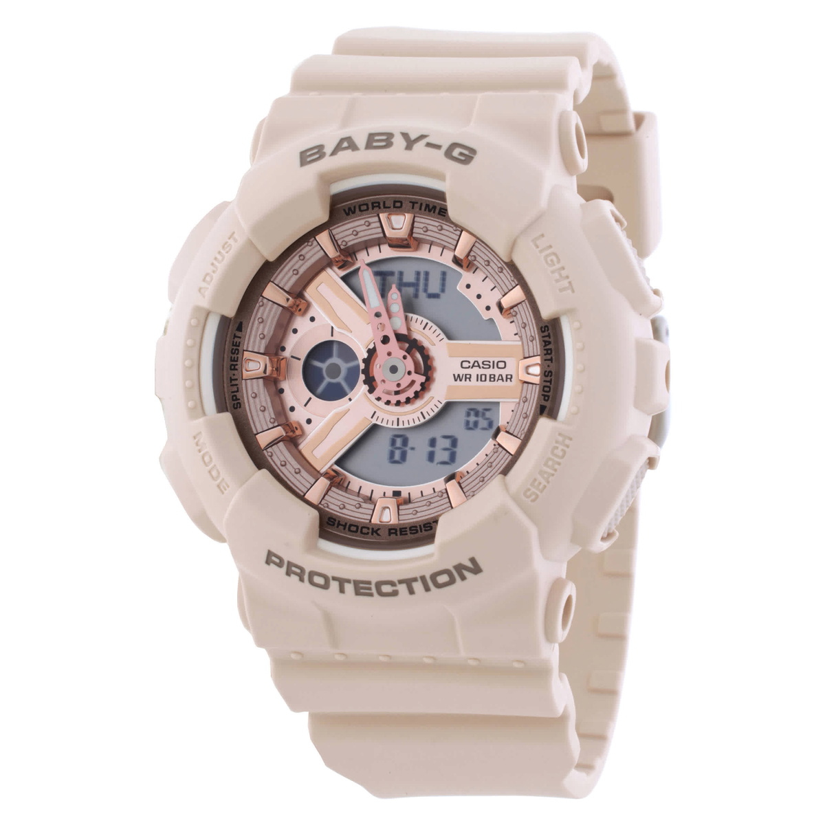 Casio Baby-G Alarm World Time Quartz Analog-Digital Watch BA-110XCP-4ADR