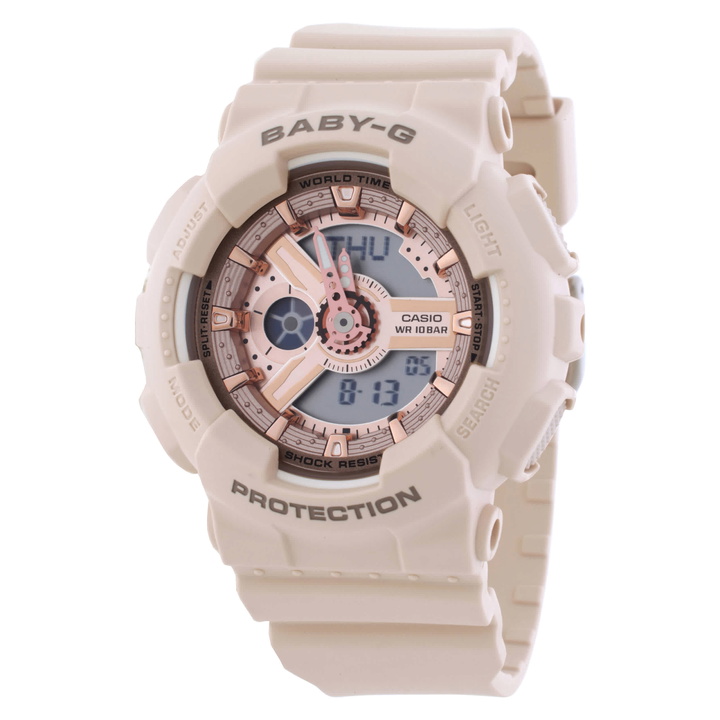 Photo: Casio Baby-G Alarm World Time Quartz Analog-Digital Watch BA-110XCP-4ADR