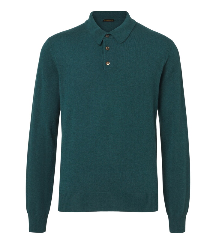 Photo: Rubinacci Cashmere polo sweater