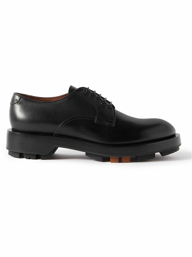 Photo: Zegna - Udine Leather Derby Shoes - Black