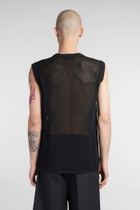 Laneus Vest In Black Viscose