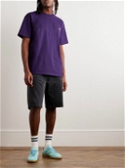 Carhartt WIP - American Script Logo-Embroidered Organic Cotton-Jersey T-Shirt - Purple
