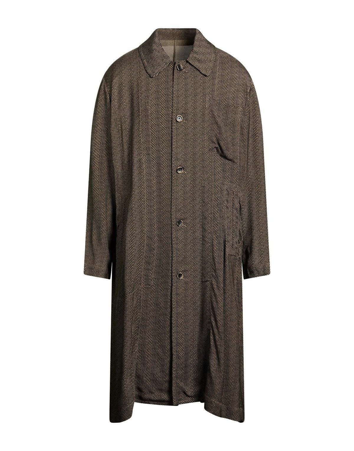 Uma Wang Mens Overcoat & Trench Coat in Black