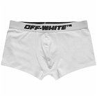 Off-White Men's OW Race Boxer in White