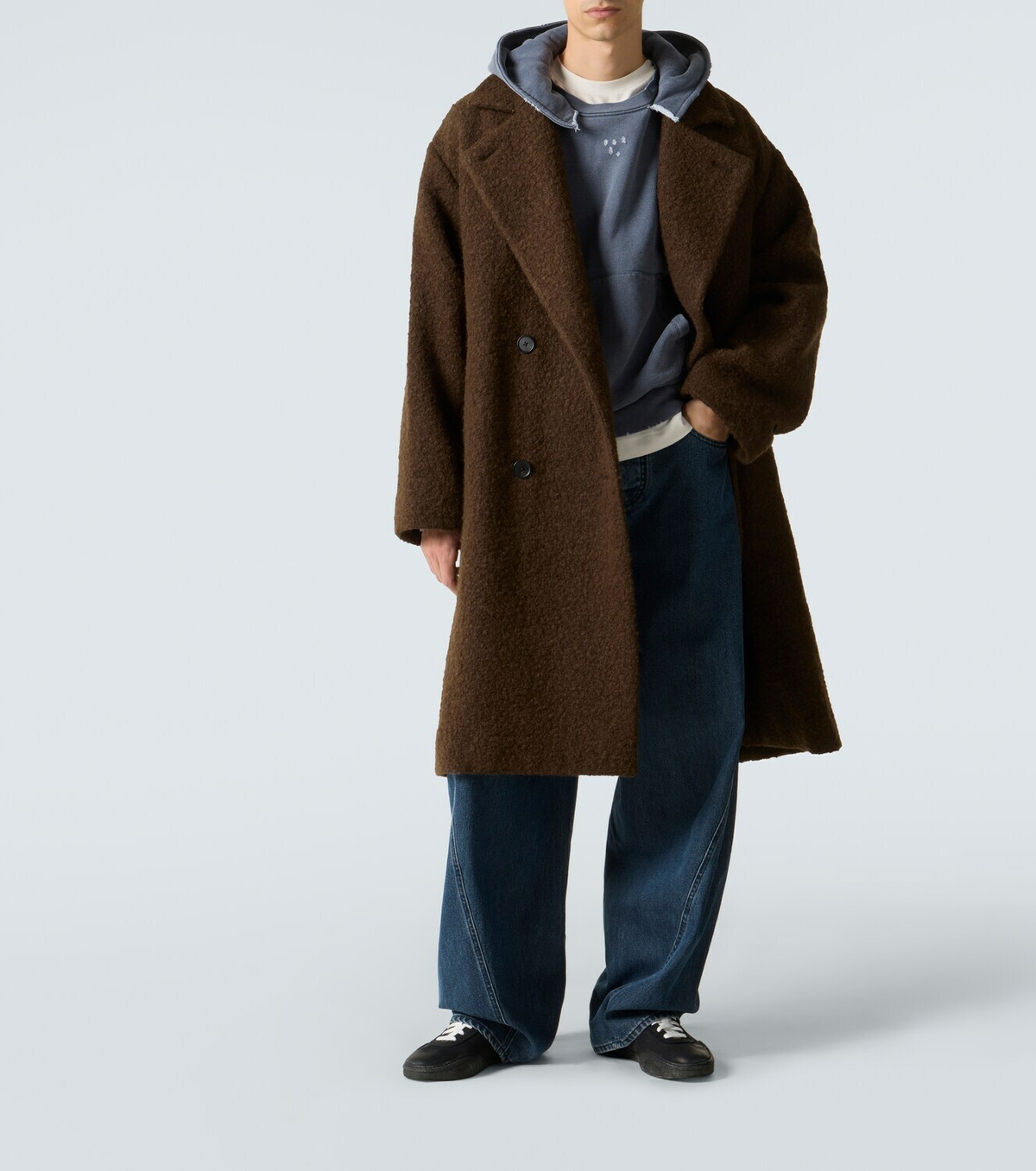 A.Presse Double-breasted wool-blend coat A.PRESSE