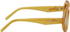 Loewe Yellow Aviator Sunglasses