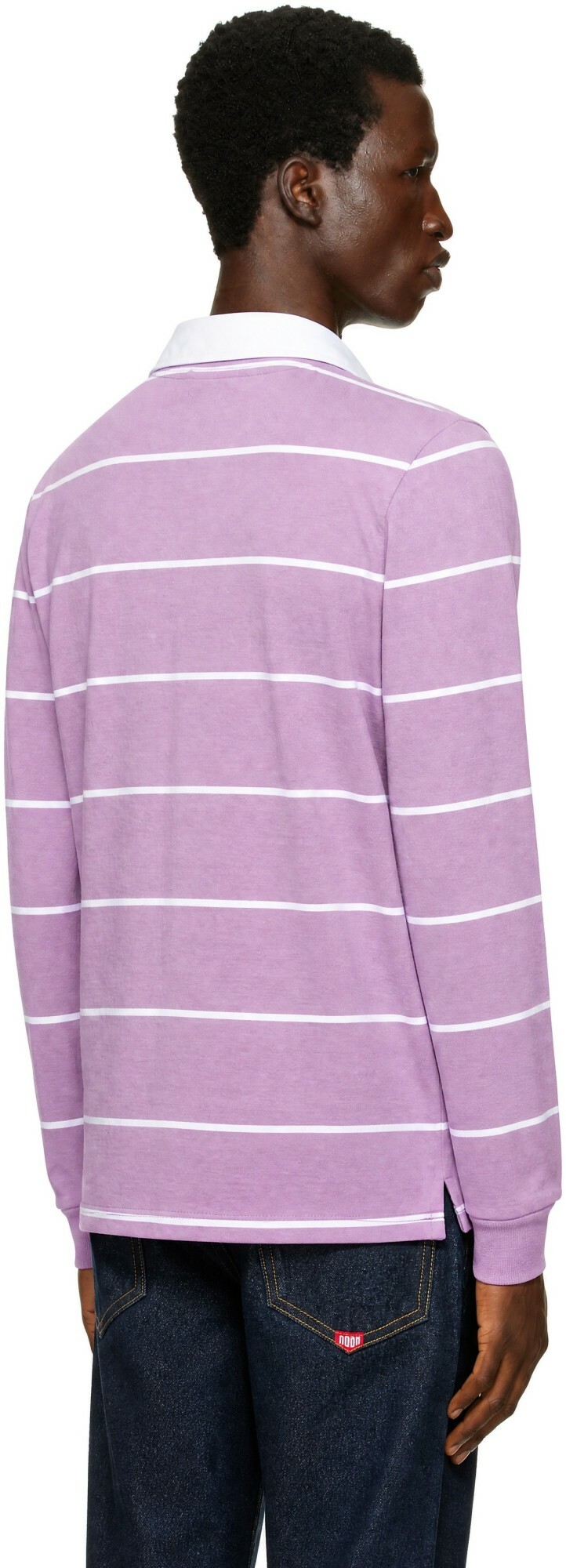 Noah Purple Classic Rugby Polo