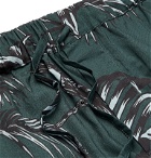 Desmond & Dempsey - Soleia Printed Organic Cotton Pyjama Shorts - Green