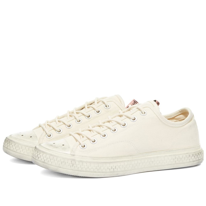 Photo: Acne Studios Women's Ballow Low Top Sneakers in Off White/Off White