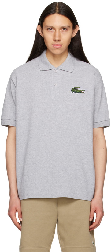 Photo: Lacoste Gray Original L.12.12 Polo