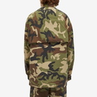 Fear of God ESSENTIALS Men's Military Nylon Overshirt in Woodland Camo