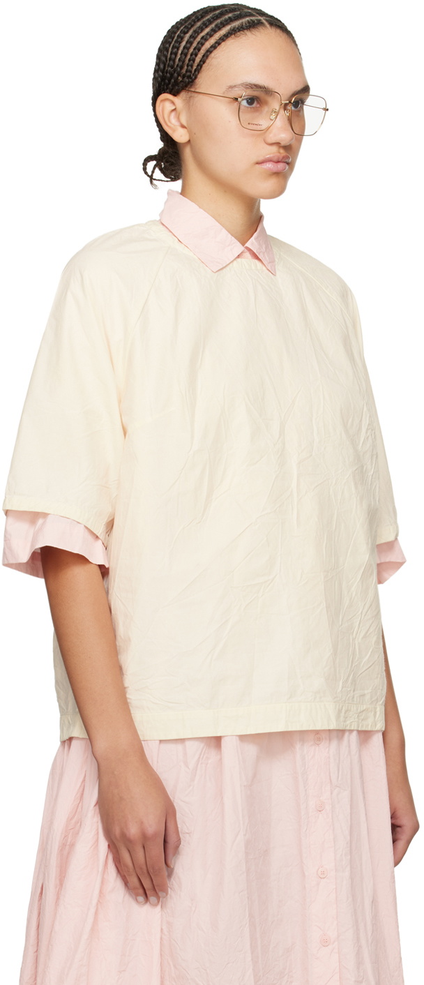 CASEY CASEY Off-White Watt T-Shirt