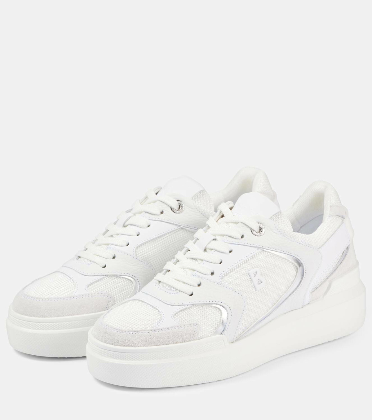Bogner Hollywood 29A leather-trimmed mesh sneakers