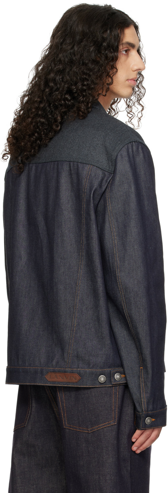 Lanvin Blue Classic Denim Jacket