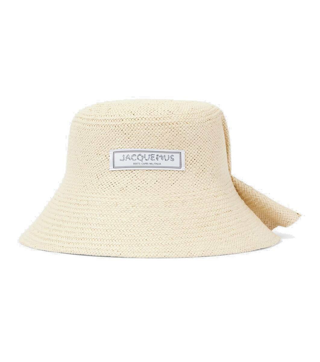 JACQUEMUS ハット★白色パイル地 JACQUEMUS ハット☆白色パイル地 JACQUEMUS ハット☆白色パイル地