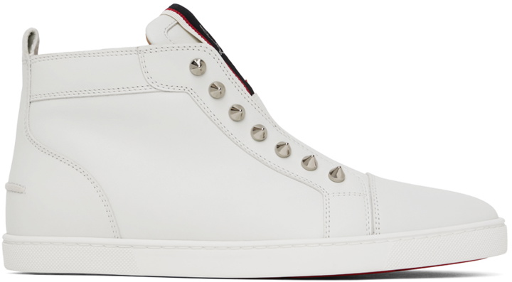 Photo: Christian Louboutin White F.A.V. Fique A Vontarde High Sneakers