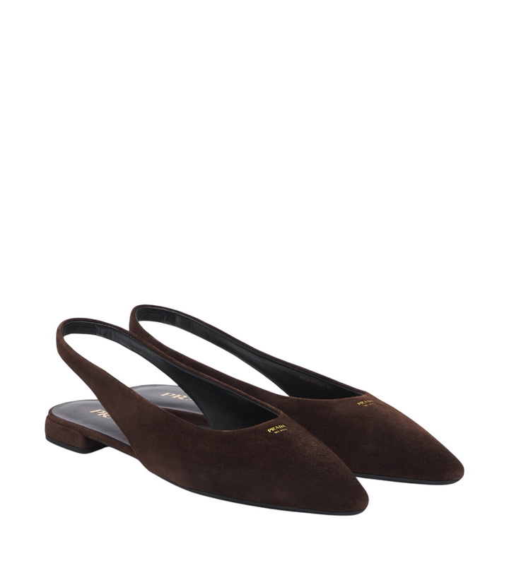 Photo: Prada Suede slingback flats
