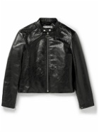 Acne Studios - Leather Biker Jacket - Black