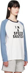 Bode White & Blue 'Skater' T-shirt