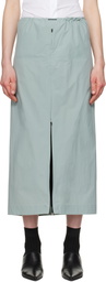 JOHANNA PARV Green Cover Midi Skirt