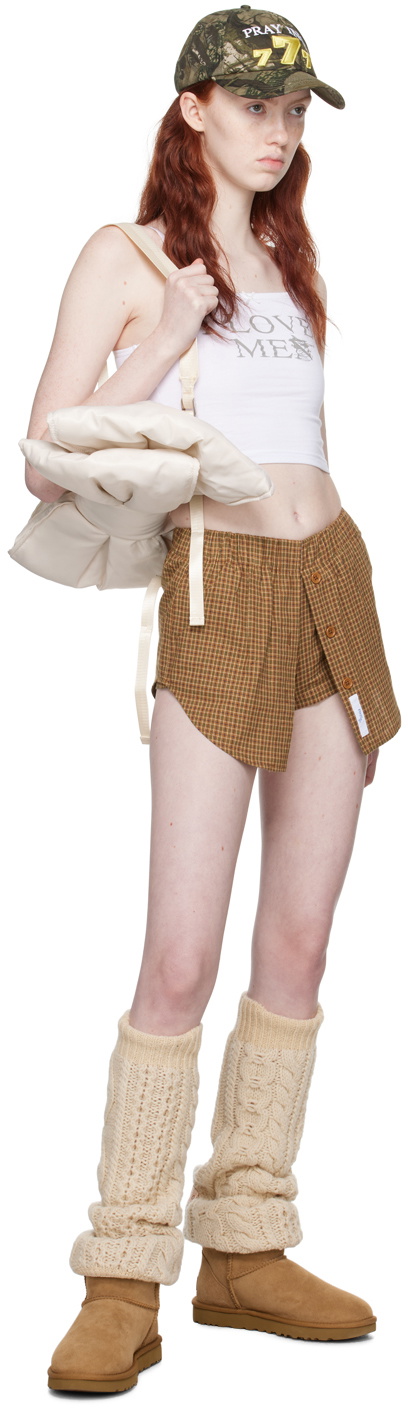 Praying SSENSE Exclusive Brown Shorts