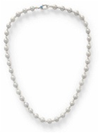 POLITE WORLDWIDE® - Silver, Pearl and Enamel Necklace