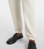 The Row Teo cotton and cashmere sweatpants