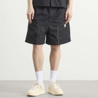 Moncler Men's Contrast Stitch Shorts in Black