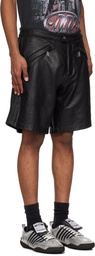 Dsquared2 Black Big Boxer Biker Shorts