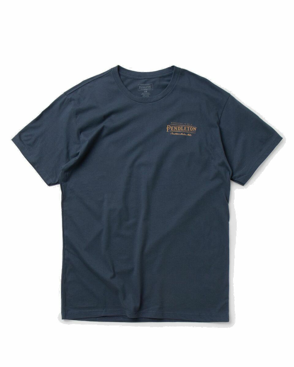 Photo: Pendleton Vintage Logo Graphic Tee Blue - Mens - Shortsleeves