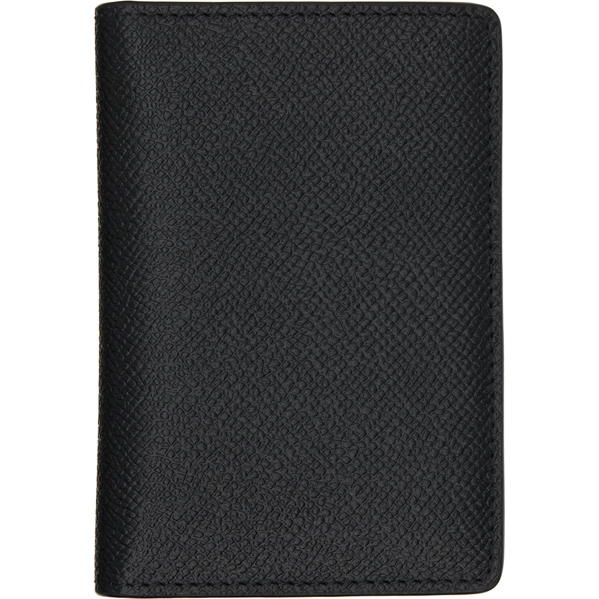 Maison Margiela Black Four Stitches Card Holder
