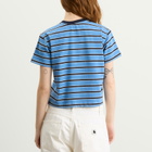 Fruity Booty Women's Jersey Stripe T-Shirt in Blue