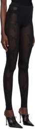 Dion Lee Black Cobra Leggings