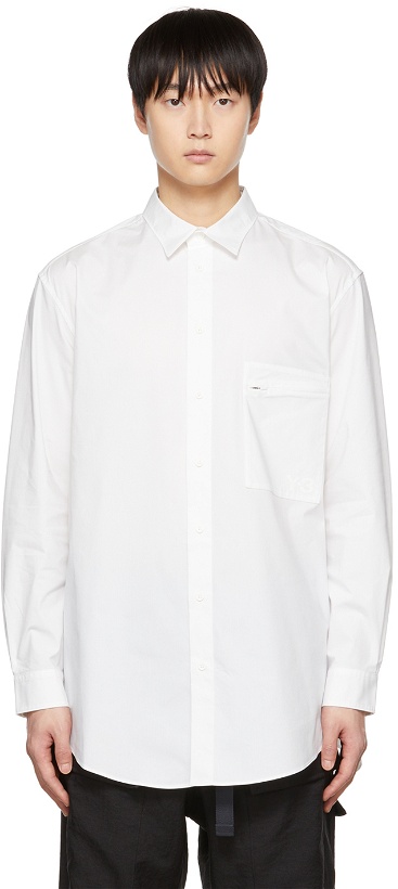 Photo: Y-3 White Classic Shirt