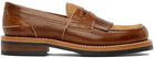 Our Legacy Leather & Calf Hair Cloudy Loafers