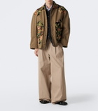 Simone Rocha Floral patchwork cotton jacket