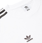 adidas Consortium - Have a Good Time Logo-Embroidered Striped Cotton-Jersey T-Shirt - Men - White