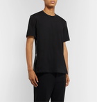 Comme des Garçons SHIRT - Zip-Detailed Cotton-Jersey T-Shirt - Black