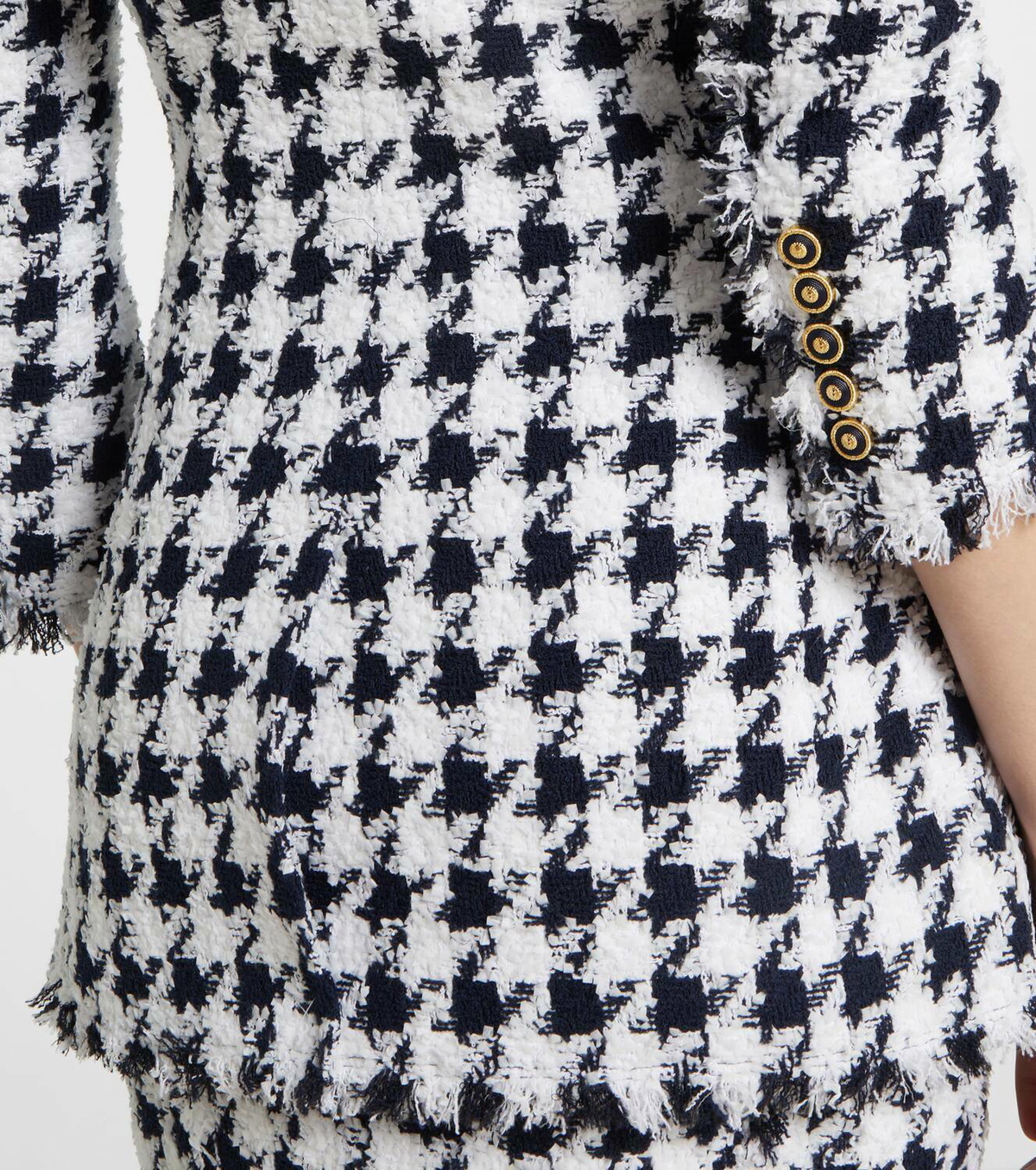 Balmain Houndstooth tweed blazer