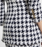 Balmain Houndstooth tweed blazer