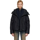 Canada Goose Black 'Tonal Label' Montgomery Down Jacket