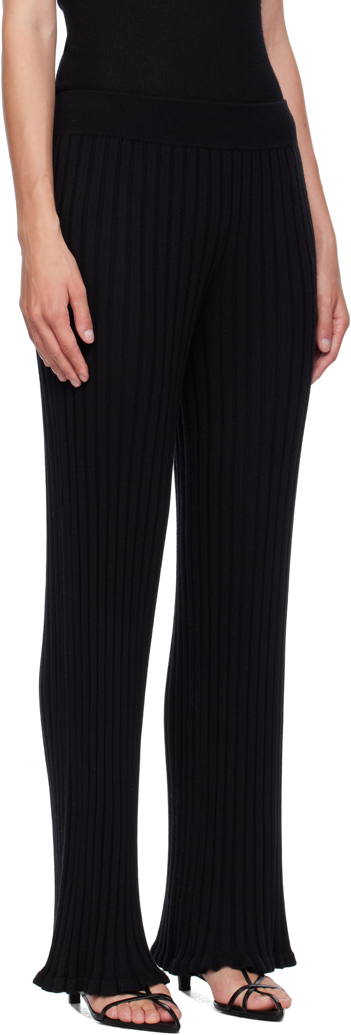 LISA YANG Black Eveline Trousers