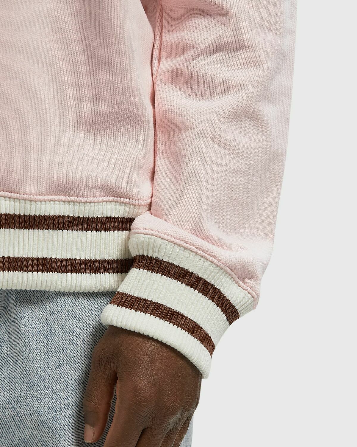Drôle de Monsieur Slogan Sport Sweatshirt pink Men