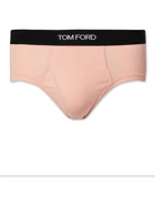 TOM FORD - Stretch-Cotton Briefs - Pink