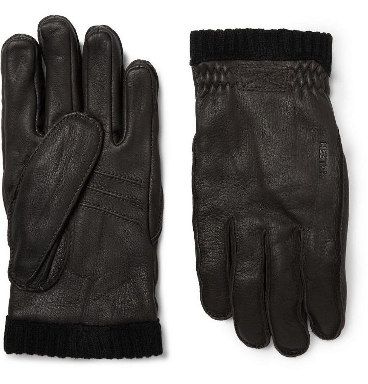 Photo: Hestra - Fleece-Lined Full-Grain Leather Gloves - Men - Brown
