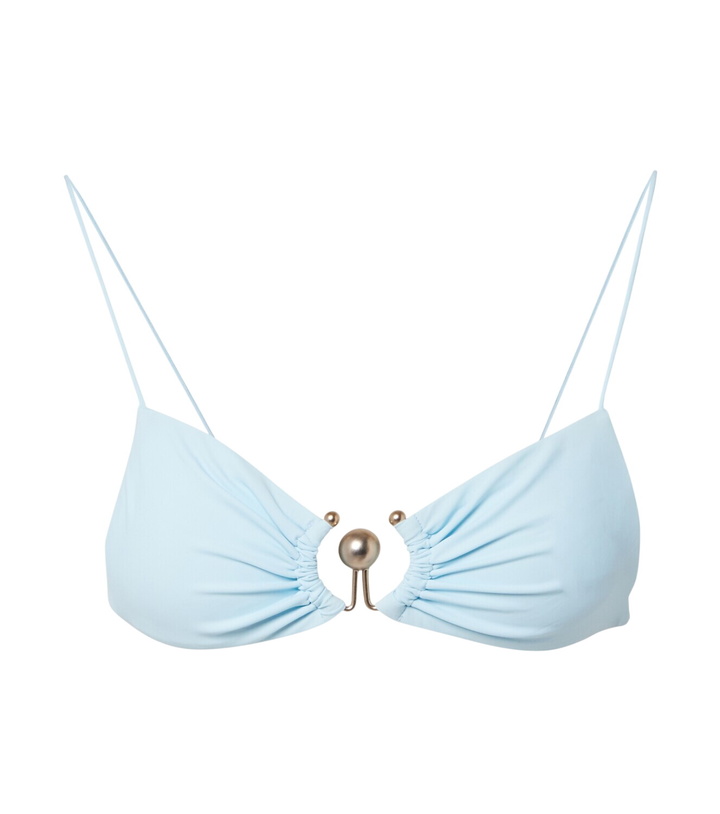 Photo: Christopher Esber Ring-detail ruched bikini top